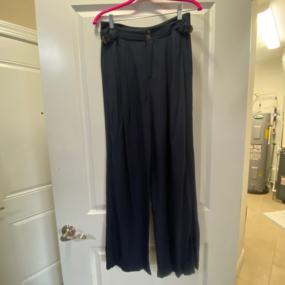Women's UO Wide Leg Pants Size Small, Blue​